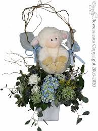 From you flowers has a wide selection of online new baby flowers arrangements for delivery today. Baby Boy Flowers With Stuffed Animal Delivery By Everyday Flowers