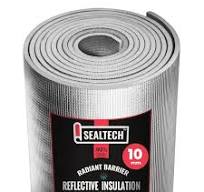 12'' W x 4 ft. L Aluminized Heat Shield Mat Thermal Adhesive ...
