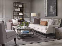 Glass And Metal Cocktail Table With Customizable Upholstery And Bookcase End Table Furniture Vanguard Furniture Living Room Furniture Collections