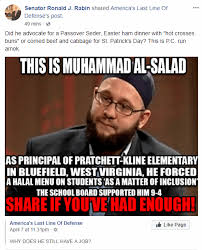 Rabin Posts Deletes Fake Anti Muslim Meme The Rant