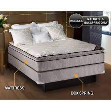 Spinal Comfort Pillowtop Queen Size 60 X80 X12 Mattress And Box Spring Set Fully Assembled Orthopedic Mattress Box Springs Mattress Bed Linens Luxury