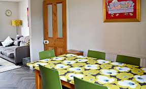 These are my tried and true methods for making sure your piece turns out perfectly! How To Use Wallpaper To Decoupage A Table Top Pillar Box Blue