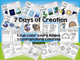 Want to discover art related to coloringpages? Free 7 Days Of Creation Story Board And Coordinating Coloring Pages 7 Days Of Creation Days Of Creation Creation Story