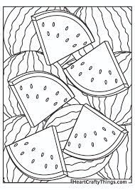 Llll➤ hundreds of printable watermelon coloring pages and books. Watermelon Coloring Pages Updated 2021