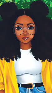 Cute Black Girls Wallpapers For Girls Android Wallpaper App Drawings Of Black Girls Black Girl Art Black Girl Magic Art