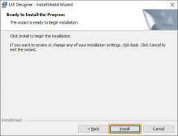 Before you click install, it shows you credentials/settings. Liquid Ui Documentation 2 03 Designer Installation Wizard
