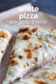 White Pizza Recipe With Ricotta Mozzarella And Parmesan Taste And Tell Recipe White Pizza Recipes White Pizza Recipes