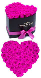 Maybe you would like to learn more about one of these? Hot Pink Preserved Roses Heart Black Huggy Rose Box Our Huggy Heart Box Takes Our Signature Arrangement And Makes I Rose Preserved Roses Rose Arrangements