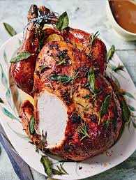 Jamie S Incredible Christmas Turkey With Zesty Bacon Butter Recipe Woolworths Bacon And Butter Food Jamie Oliver Recipes