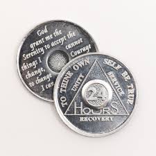 24 Hour Tokens For 25 Aa Recovery Aa Medallions Aa Sobriety Chips Recovery Gifts Recovery Serenity Prayer