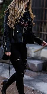 Cute Leather Jacket Outfit Leather Jacket Outfits Winter Fashion Outfits Leather Jackets Women