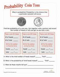 Coin Toss Probability Worksheet Education Com Probability Math Probability Worksheets Probability Lessons