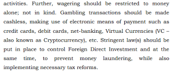 On a complete ban on crypto, the government needs to come up with a path to make the reimbursement. Pin Op Crypto News