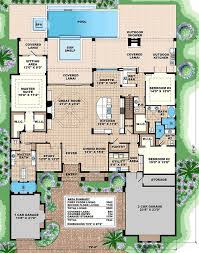 Plan 66341we Florida House Plan With Fabulous Game Room Florida House Plans House Plans One Story House Plans