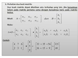 Jika dan bilangan r = 2, maka: Matriks Dan Determinasi Ppt Download