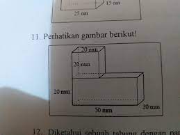 Hitunglah luas permukaan gabungan bangun ruang berikut! Luas Permukaan Gabungan Bangun Tersebut Adalah Mm3 Brainly Co Id