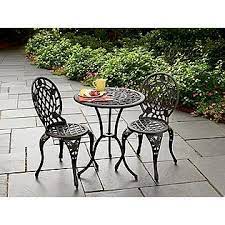 Cast Iron Aluminum Bistro Set Country Living Outdoor Patio Set Wrought Iron Garden Furniture Outdoor Patio Decor