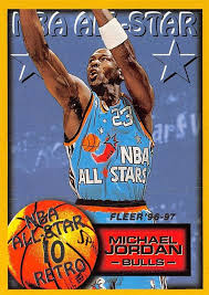 Design your everyday with all star cards you'll love to send to friends and family. 1996 97 Fleer Michael Jordan All Star 282 Basketball Card Basketball Dansbasketbal Michael Jordan Basketball Michael Jordan Basketball Cards Michael Jordan