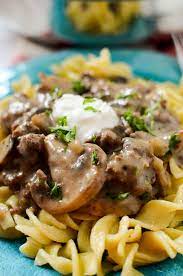 Ground Beef Stroganoff Recipe Ground Beef Stroganoff Beef Recipes Recipes