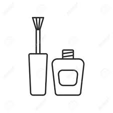 Use the nail polish brush to put a small amount of the brown color on the piece of scrap paper. Nail Polish Linear Icon Thin Line Illustration Nail Varnish Royalty Free Cliparts Vectors And Stock Illustration Image 80915215
