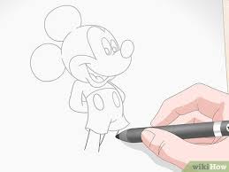 Bagi anda yang tertarik untuk menjadikan sketsa. 3 Cara Untuk Menggambar Mickey Mouse Wikihow