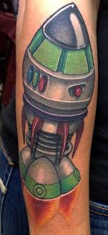 K shared a photo of the matching moment on his instagram in 2018, while the. Rocket Based Off Of Buzz Lightyear S Suit By Matthew Davidson Tattoonow