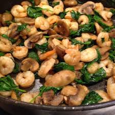 It Doesn T Get Much Easier Healthier And Tastier Than This That Is If You Are A Shr Shrimp And Spinach Recipes Spinach Recipes Healthy Shrimp Recipes Healthy