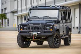 This Matte Black Custom Defender Has Style To Spare Land Rover Defender Land Rover Defender