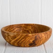 Large Olive Wood Salad Bowl Dark Olive Wood Bowl Wood Salad Bowls