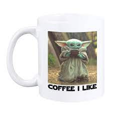Coffee I Like Baby Yoda Mug Onyx Prints Mugs Perfect Valentines Gift Ceramic Gifts