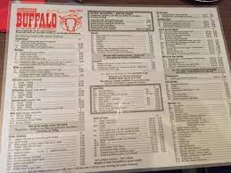 tripadvisor قائمة الطعام بالإنجليزي صورة buffalo steakhaus فرانكفورت