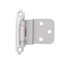 Find concealed cabinet hinges at lowe's today. Liberty Satin Nickel Self Closing 3 8 In Inset Cabinet Hinge 1 Pair H0104ac Sn O3 The Home Depot