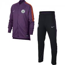 Manchester united offizielle training technical set. Nike Trainingsanzug Manchester City Juniormode 18 19 Night Purple Black Safety Orange Online Shop Tifoshop