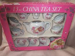 Unused And Boxed Vintage Barbie 13 Piece Miniature Child 39 S China Teaset Mattel 1992 Tea Set Vintage Barbie Etsy Handmade Gifts