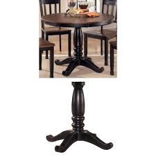 Ashley Furniture Signature Design Owingsville 5piece Dining Room Set Includes Round Table 4 Side Chairs W Ashley Furniture Cheap Dining Sets Side Chairs