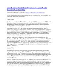 Contoh soal leasing akuntansi keuangan menengah. Contoh Kasus Perlakukan Ppn Atas Sewa Guna Usaha Dengan Hak Opsi