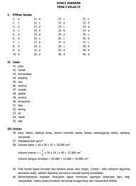 Soal ujian kelas 6 2019. Latihan Soal Dan Kunci Jawaban Pas Kelas 6 Sd Mi Tema 5 Kurikulum 2013 Pendidikan Kewarganegaraan Pendidikan Kewarganegaraan
