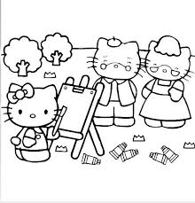 Hello kitty da stampare et colorare. Disegni Da Colorare Hello Kitty