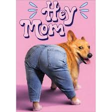 Mothers day card from dog. Avanti Press Corgi Dog Mom Jeans Funny Mother S Day Card Walmart Com Walmart Com