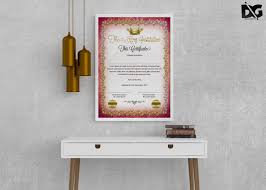 Download Institute Certificate Psd Mockup Download For Free Designhooks