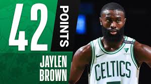 Our zoom call was rounding the hour mark and our conversation had hit a lull, so i threw out what should have been a softball question: Jaylen Brown Drops A Career High 42 Pts 7 3pm In Just 3 Quarters Youtube