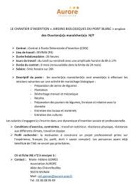 Offre D Emploi En Cddi Ouvriers Maraichers H F Infoquale 93 D1