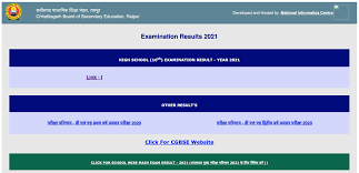 Direct link to check cgbse 10th result 2021. Rt6guchmksvkom