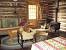 Tiny One Room Cabin Interior