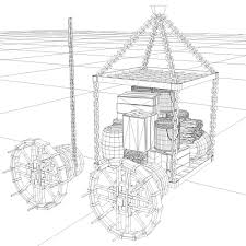 3d Model Medieval Elevator 3d Model Elevation Model