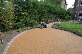Resin Bound Gravel Patio In Wilmslow Cheshire Designed And Delivered By Creative Gardens And Driveways Bra Resin Driveway Resin Bound Gravel Gravel Driveway