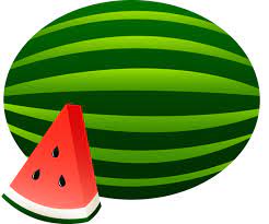 Watermelon Whole And Slice Free Clip Art Watermelon Cartoon Watermelon Clipart Watermelon