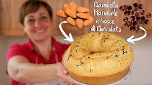 Torta mandorle e gocce di cioccolato portate filtra. Ciambella Alle Mandorle E Gocce Di Cioccolato Ricetta Facile Senza Burro Youtube