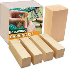 Beavercraft Basswood Wood Carving Blocks Set Bw1 In 2020 Wood Carving Whittling Wood Carving Wood Blocks