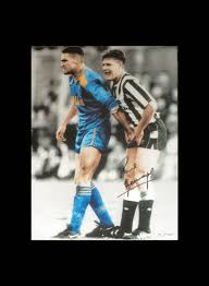 Paul gascoigne and vinnie jones talk to itv's good morning britain about the iconic photo of the actor grabbing the former england star's groin. Football Memorabilia Autographs Original Paul Gascoigne Signed Photo With Vinnie Jones Framed